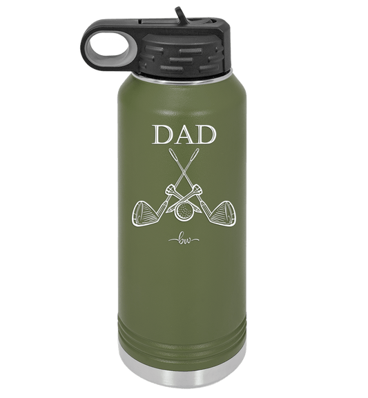 Golf Dad - Laser Engraved Stainless Steel Drinkware - 1145 -