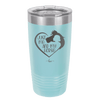 Just Me and My Horse 1 - Laser Engraved Stainless Steel Drinkware - 1388 -