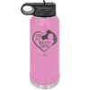 Just Me and My Horse 1 - Laser Engraved Stainless Steel Drinkware - 1388 -