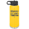 Not All Superheroes Wear Capes Boots Tractor - Laser Engraved Stainless Steel Drinkware - 1393 -
