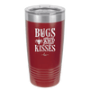 Bugs and Kisses - Laser Engraved Stainless Steel Drinkware - 1459-