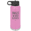 Bugs and Kisses - Laser Engraved Stainless Steel Drinkware - 1459-