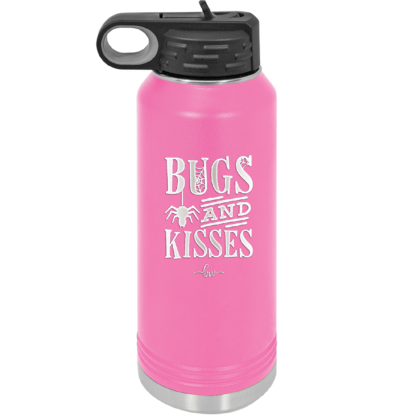 Bugs and Kisses - Laser Engraved Stainless Steel Drinkware - 1459-