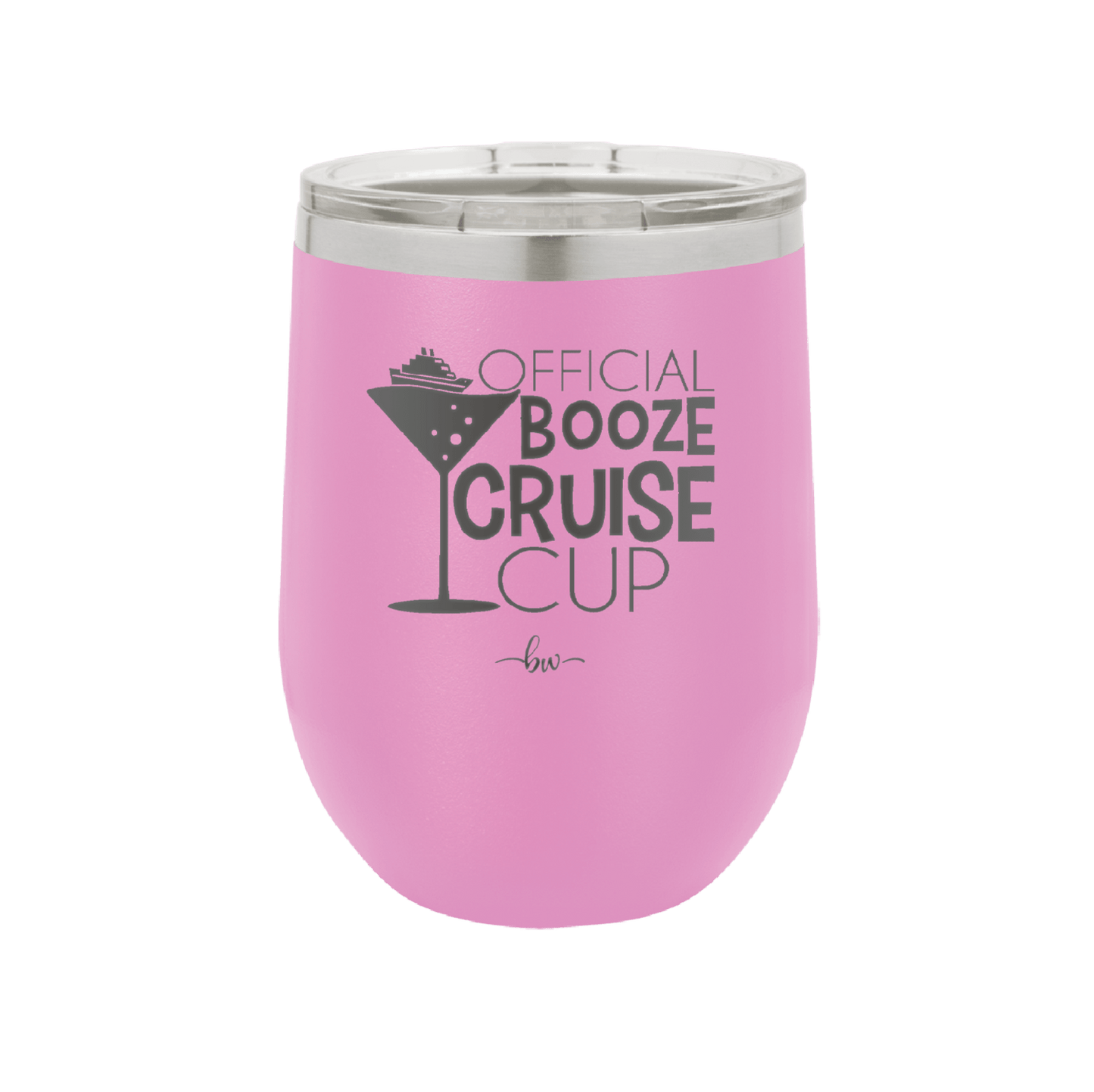Official Booze Cruise Cup 1 - Laser Engraved Stainless Steel Drinkware - 1478 -
