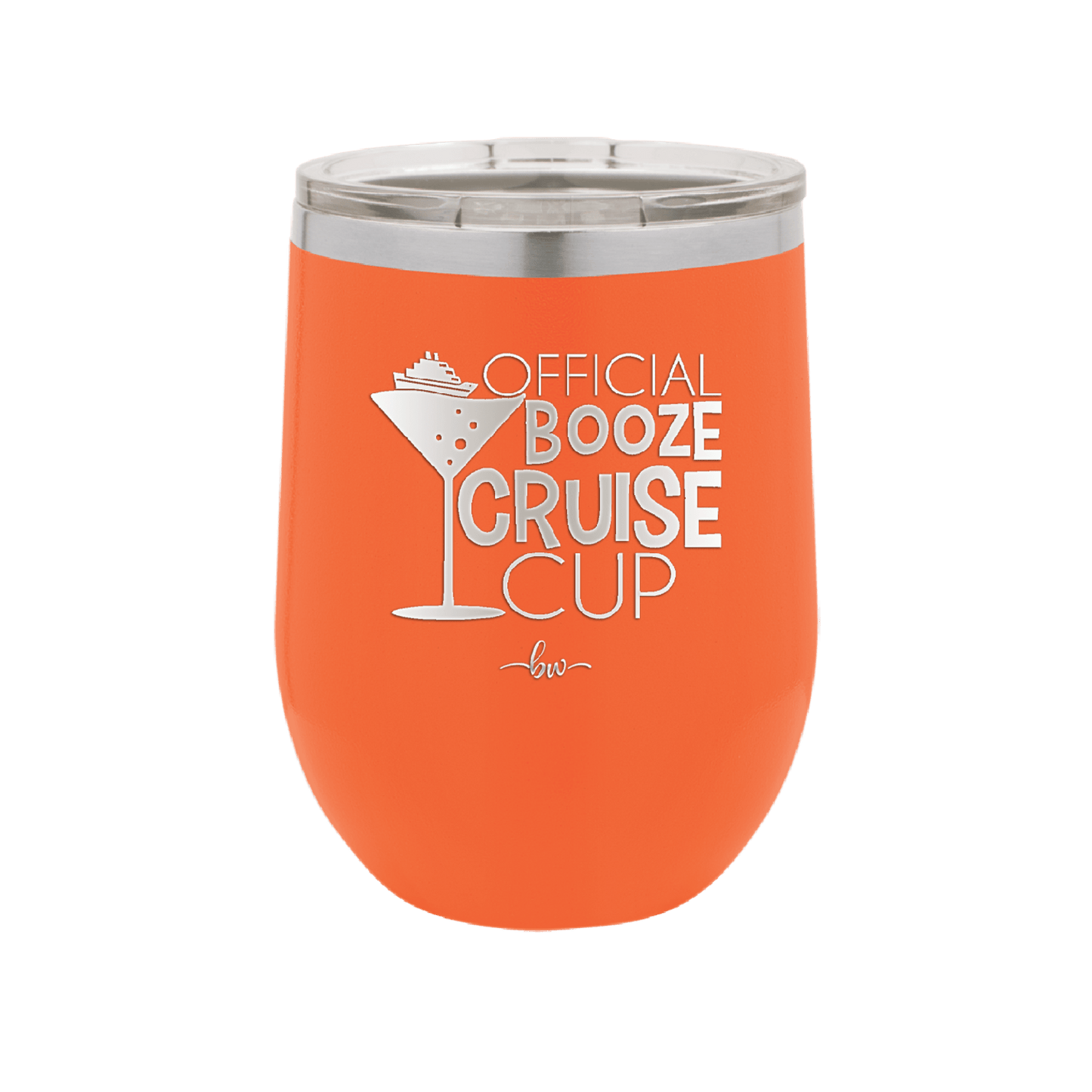 Official Booze Cruise Cup 1 - Laser Engraved Stainless Steel Drinkware - 1478 -
