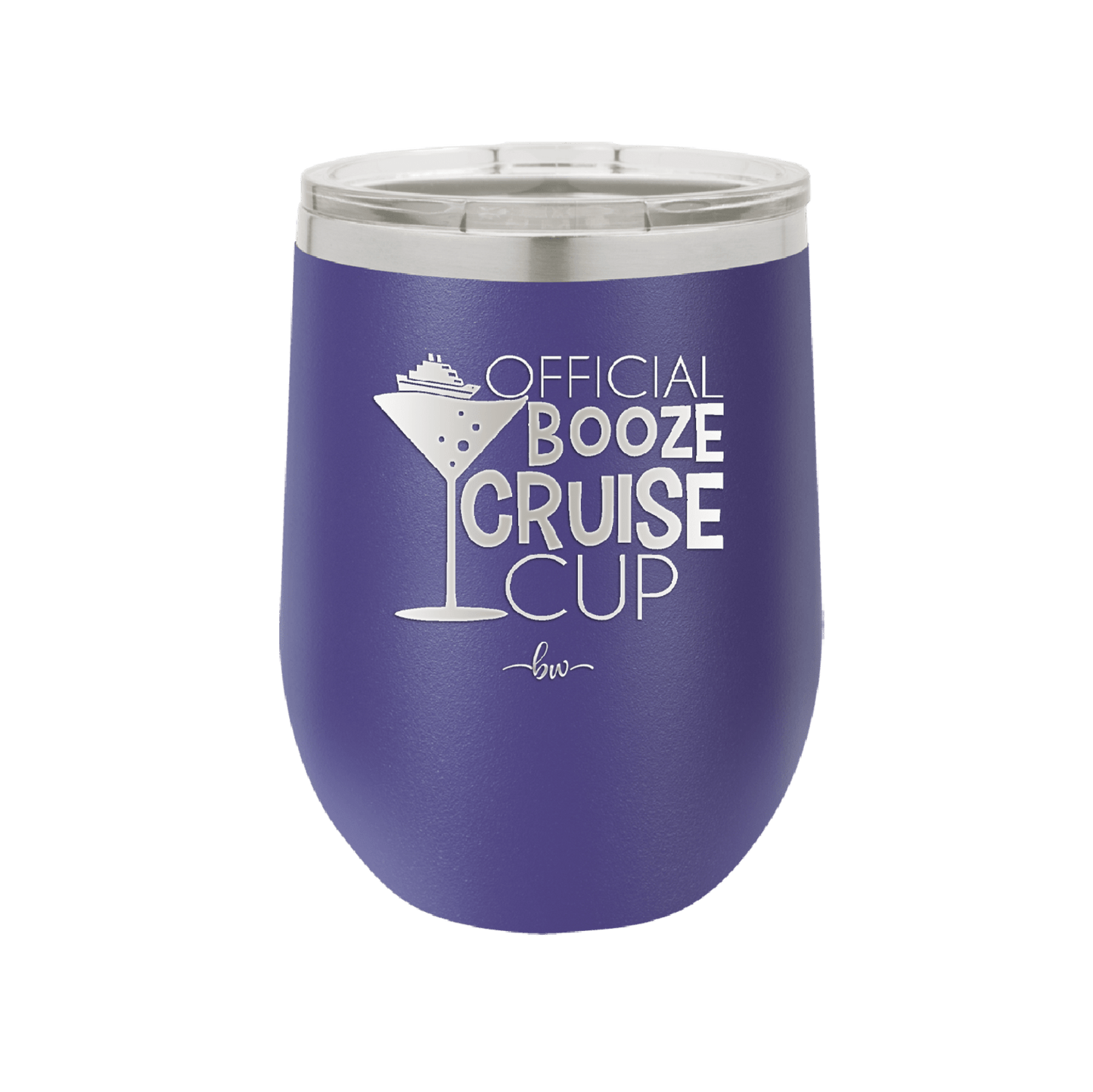 Official Booze Cruise Cup 1 - Laser Engraved Stainless Steel Drinkware - 1478 -