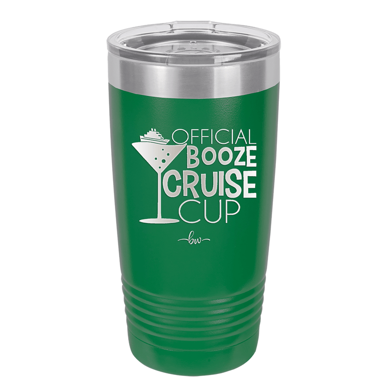 Official Booze Cruise Cup 1 - Laser Engraved Stainless Steel Drinkware - 1478 -