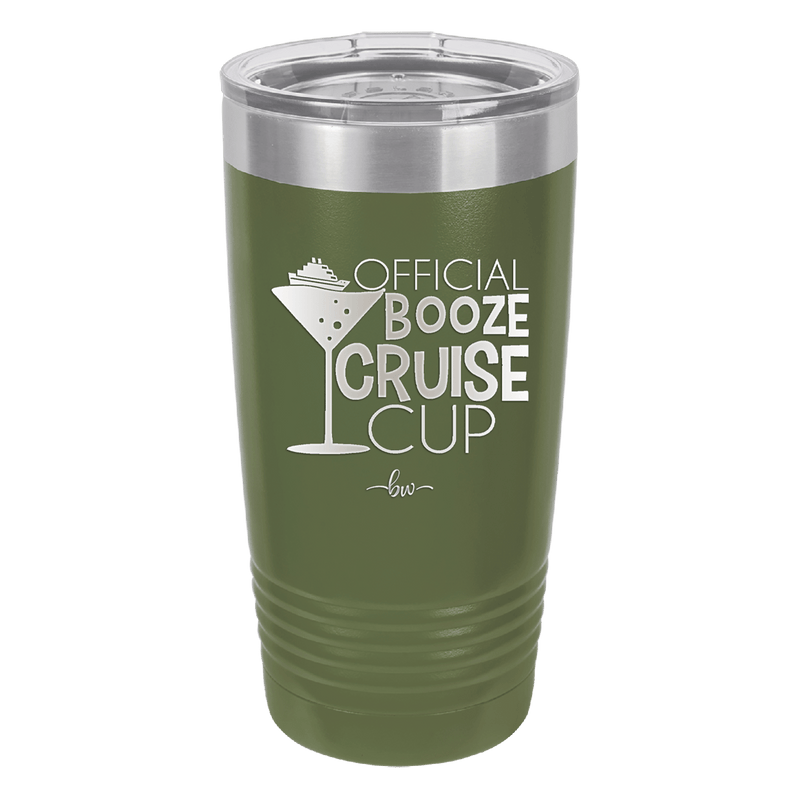 Official Booze Cruise Cup 1 - Laser Engraved Stainless Steel Drinkware - 1478 -