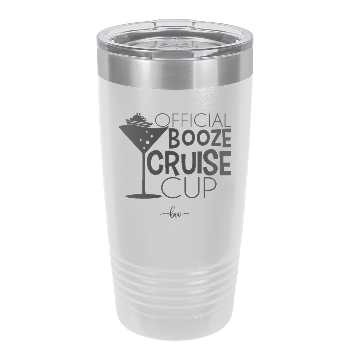 Official Booze Cruise Cup 1 - Laser Engraved Stainless Steel Drinkware - 1478 -