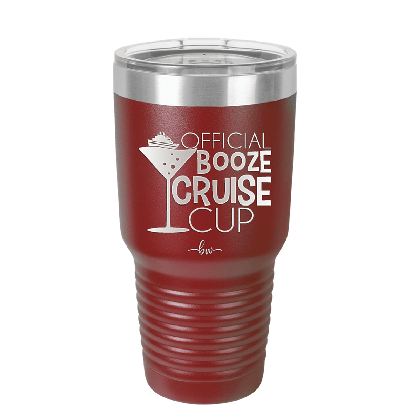 Official Booze Cruise Cup 1 - Laser Engraved Stainless Steel Drinkware - 1478 -
