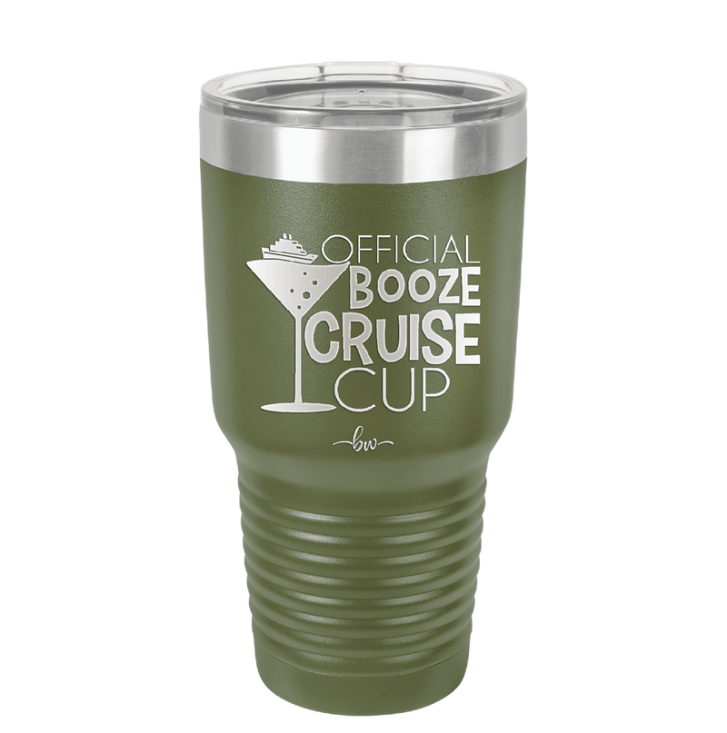 Official Booze Cruise Cup 1 - Laser Engraved Stainless Steel Drinkware - 1478 -