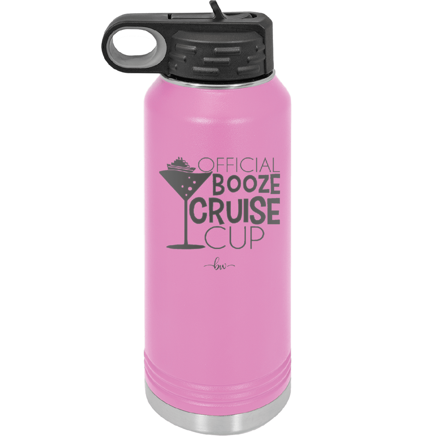 Official Booze Cruise Cup 1 - Laser Engraved Stainless Steel Drinkware - 1478 -