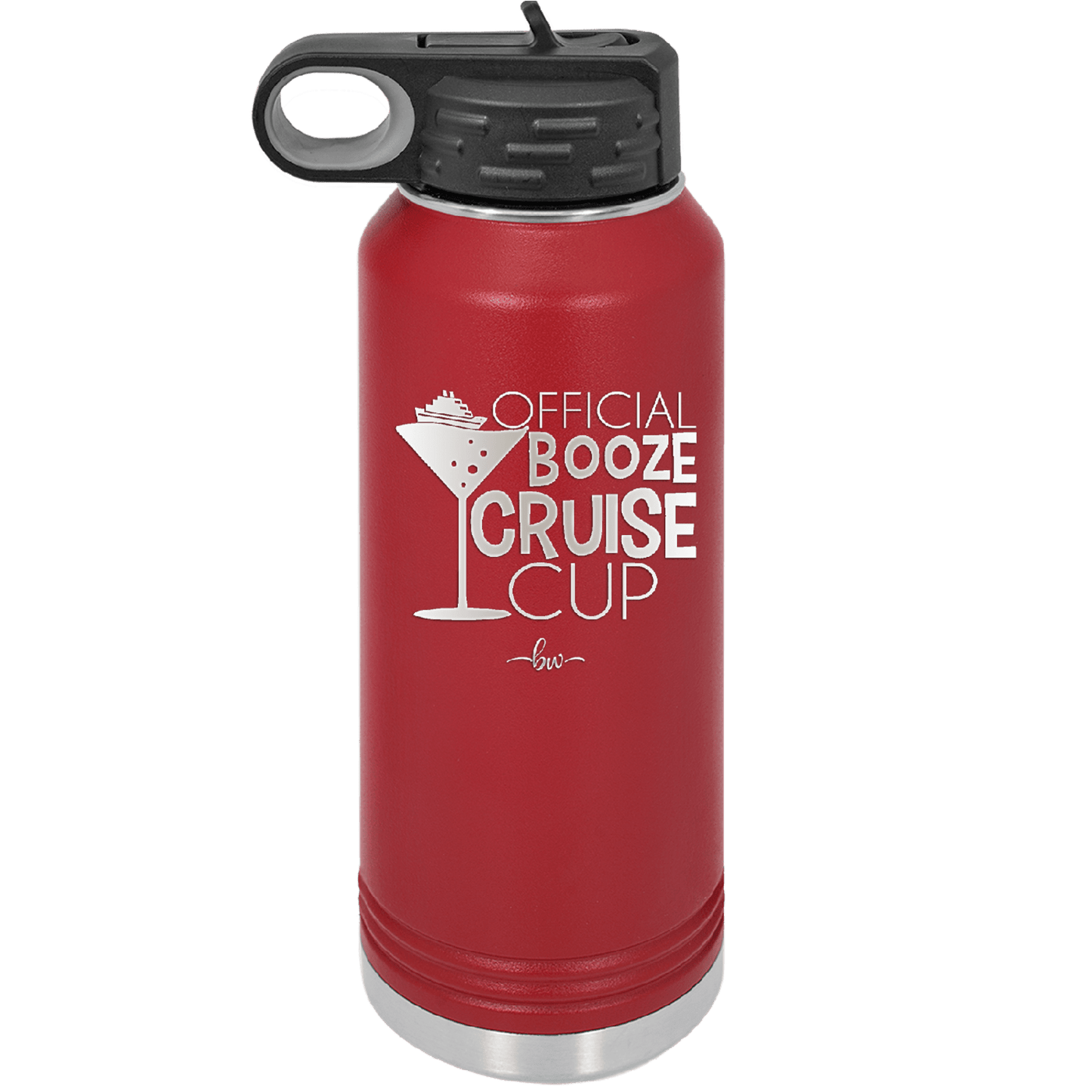 Official Booze Cruise Cup 1 - Laser Engraved Stainless Steel Drinkware - 1478 -