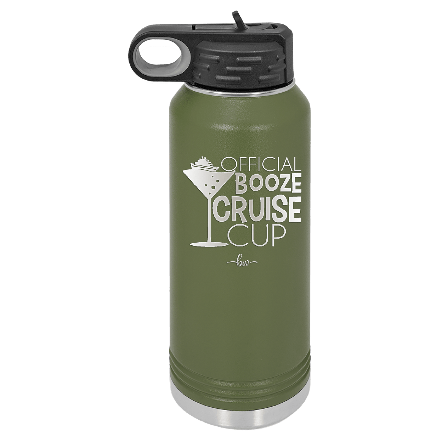 Official Booze Cruise Cup 1 - Laser Engraved Stainless Steel Drinkware - 1478 -