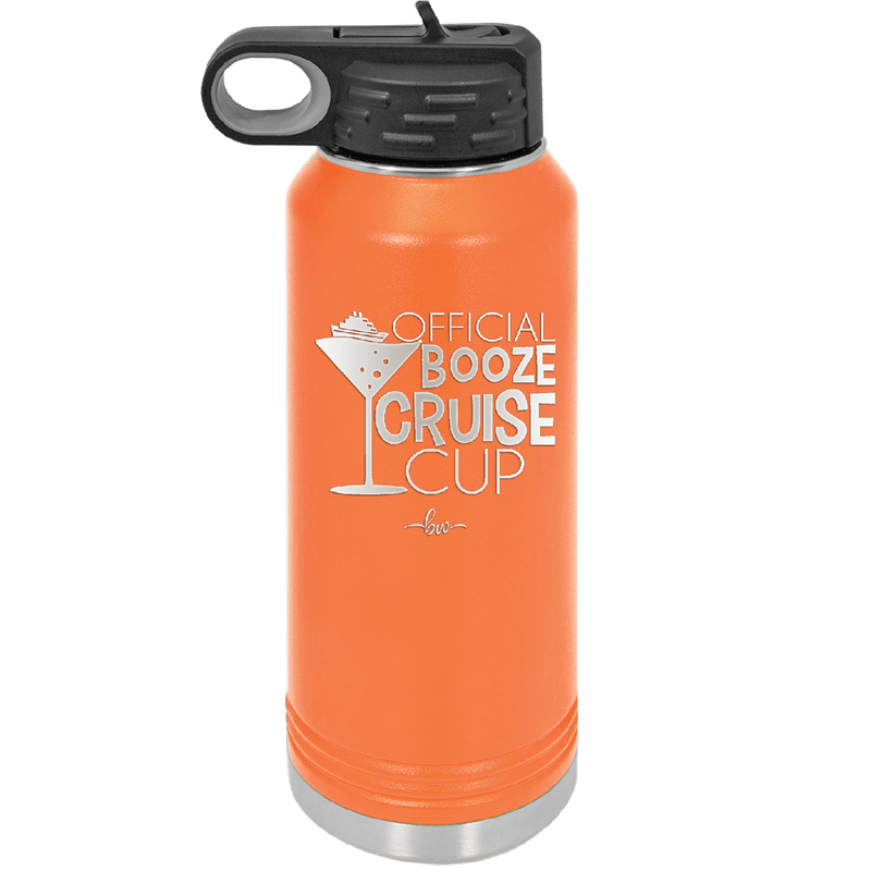 Official Booze Cruise Cup 1 - Laser Engraved Stainless Steel Drinkware - 1478 -
