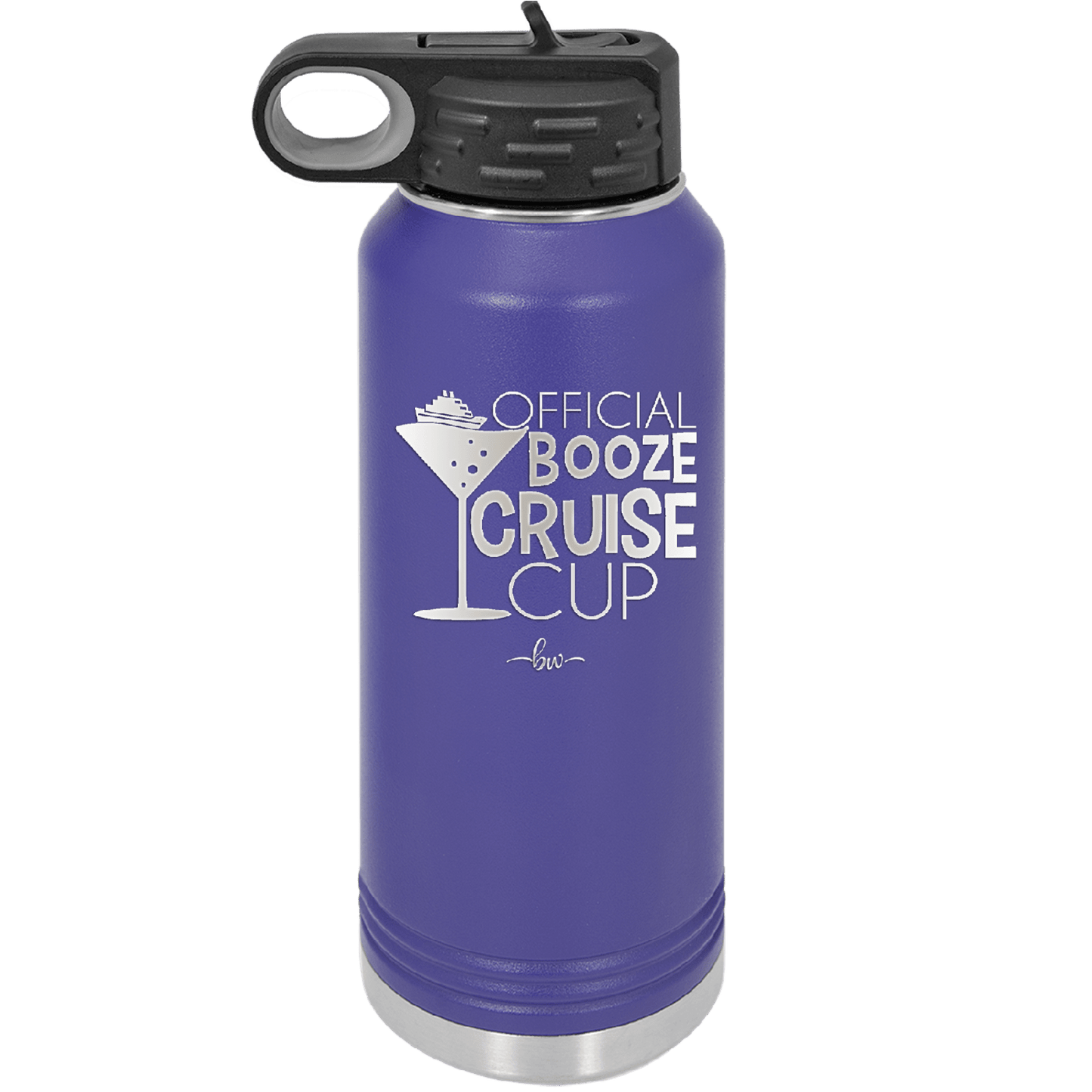 Official Booze Cruise Cup 1 - Laser Engraved Stainless Steel Drinkware - 1478 -