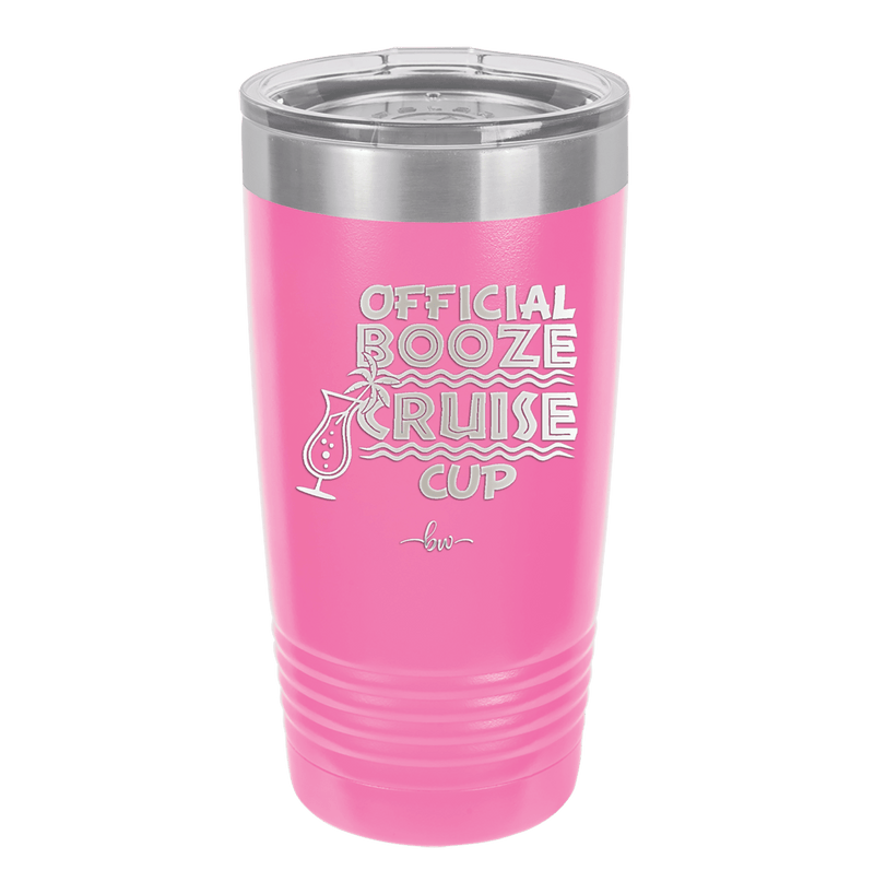 Official Booze Cruise Cup 2 - Laser Engraved Stainless Steel Drinkware - 1479 -