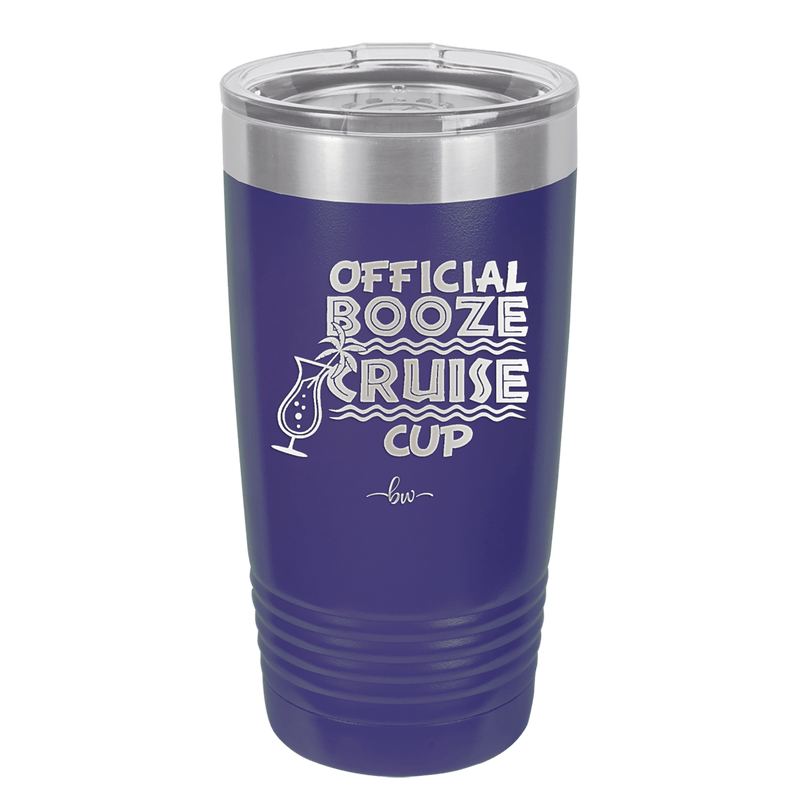 Official Booze Cruise Cup 2 - Laser Engraved Stainless Steel Drinkware - 1479 -