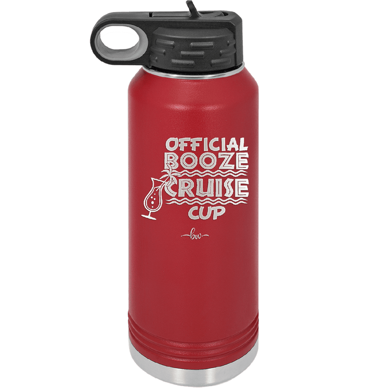 Official Booze Cruise Cup 2 - Laser Engraved Stainless Steel Drinkware - 1479 -