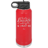 The Beach is Calling and I Must Go 1 - Laser Engraved Stainless Steel Drinkware - 1480 -