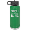 Girls Just Wanna Have Guns - Laser Engraved Stainless Steel Drinkware - 1531 -