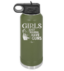 Girls Just Wanna Have Guns - Laser Engraved Stainless Steel Drinkware - 1531 -