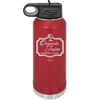Organic Juice Just Kidding its Wine - Laser Engraved Stainless Steel Drinkware - 1602 -