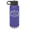Organic Juice Just Kidding its Wine - Laser Engraved Stainless Steel Drinkware - 1602 -
