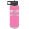 Disclaimer I Talk Back and I Dont Listen - Laser Engraved Stainless Steel Drinkware - 1630 -
