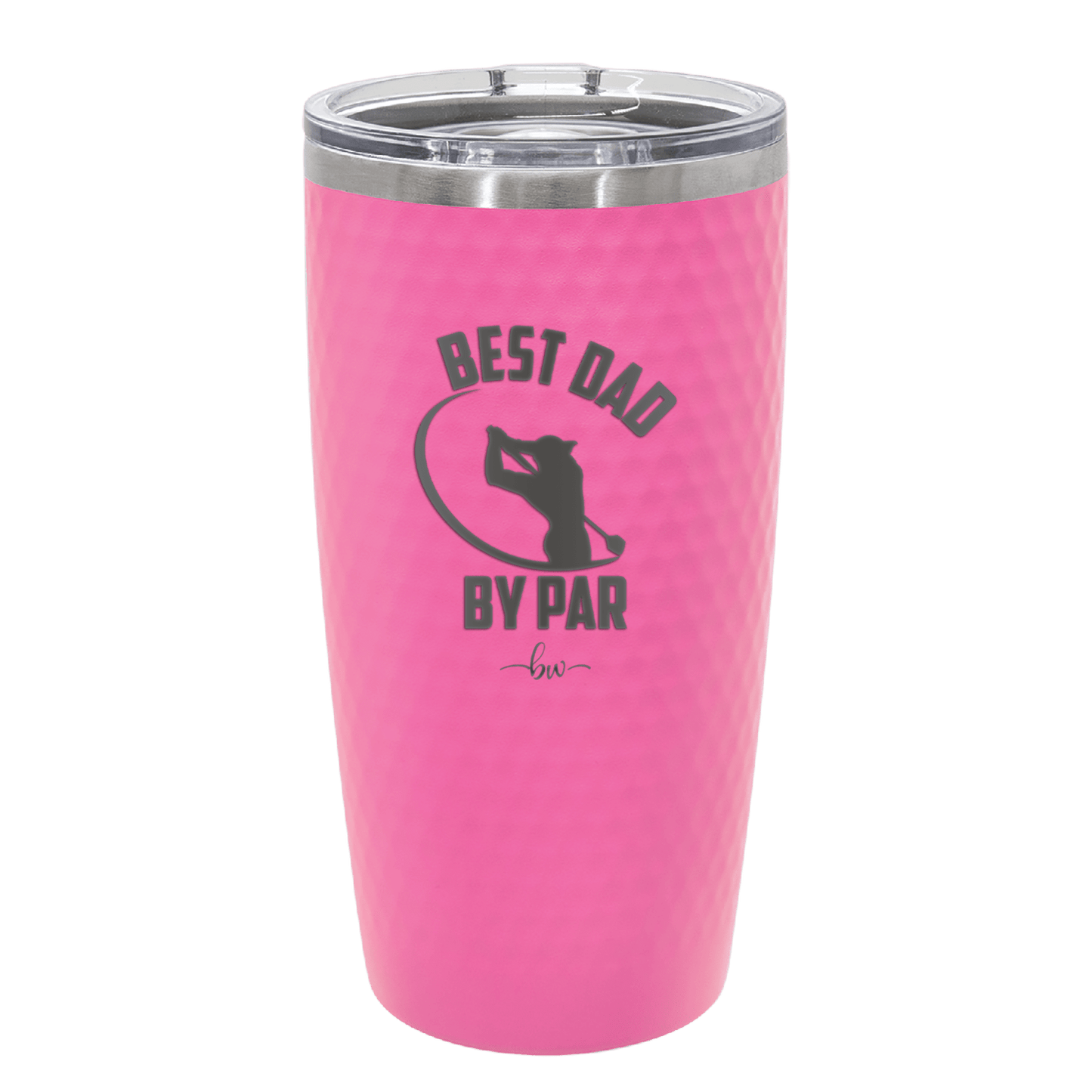 Best Dad by Par 1 Golf Dad - Laser Engraved Stainless Steel Drinkware - 1650 -