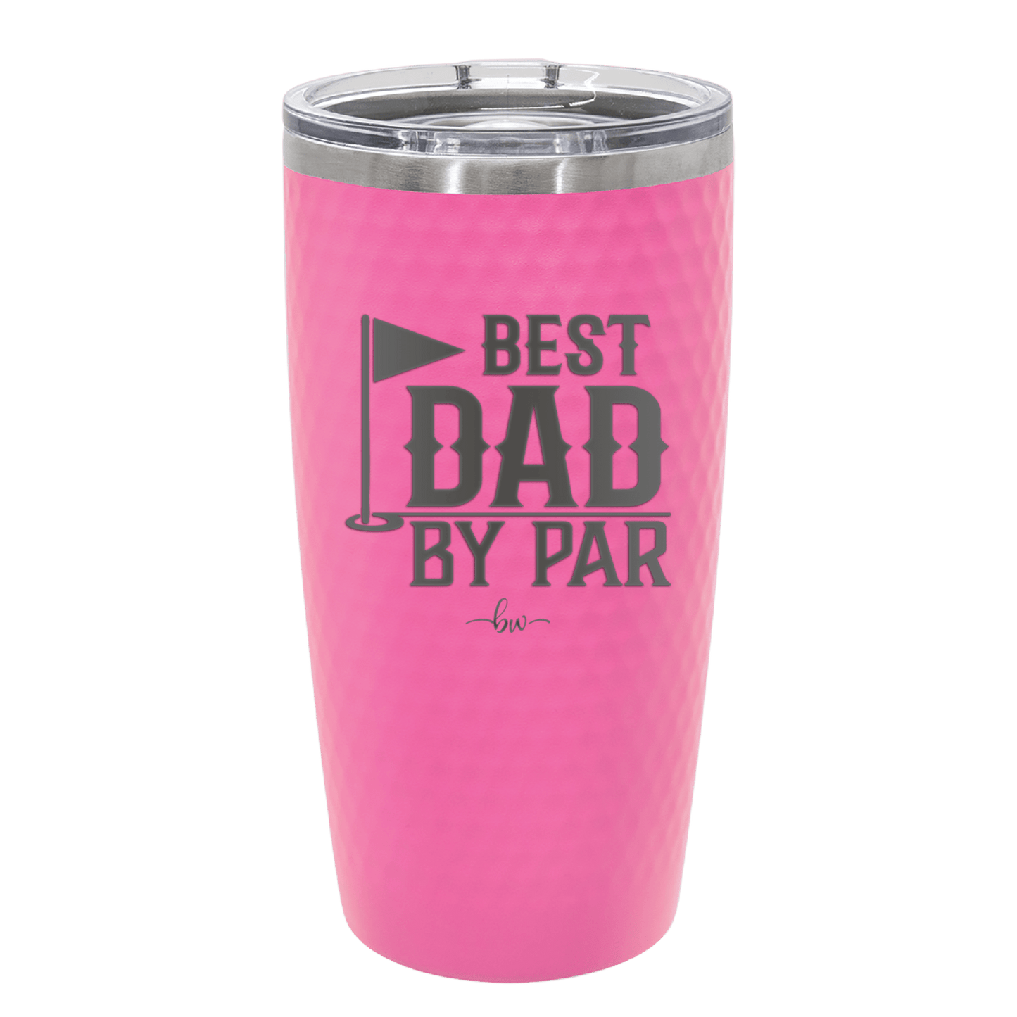 Best Dad by Par 2 Golf Dad - Laser Engraved Stainless Steel Drinkware - 1651 -