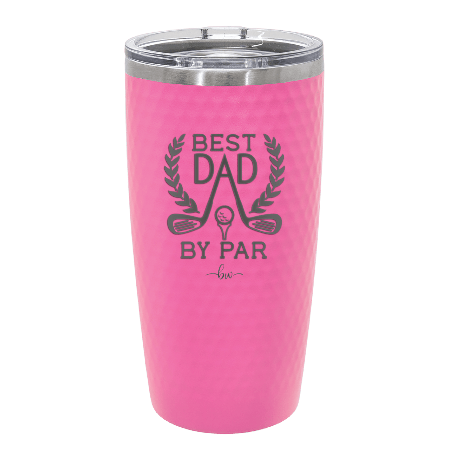 Best Dad by Par 3 Golf Dad - Laser Engraved Stainless Steel Drinkware - 1652 -