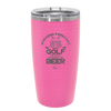Weekend Forecast Golf with a Chance of Beer 2 - Laser Engraved Stainless Steel Drinkware - 1666 -