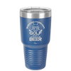 Weekend Forecast Golf with a Chance of Beer 2 - Laser Engraved Stainless Steel Drinkware - 1666 -