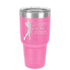 Queen of the Green Woman Golf 1 - Laser Engraved Stainless Steel Drinkware - 1672 -