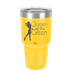 Queen of the Green Woman Golf 1 - Laser Engraved Stainless Steel Drinkware - 1672 -