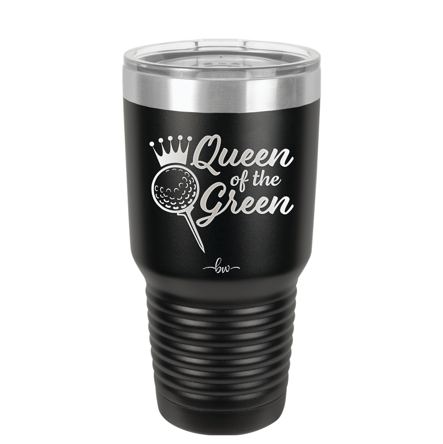 Queen of the Green Woman Golf 4 - Laser Engraved Stainless Steel Drinkware - 1675 -