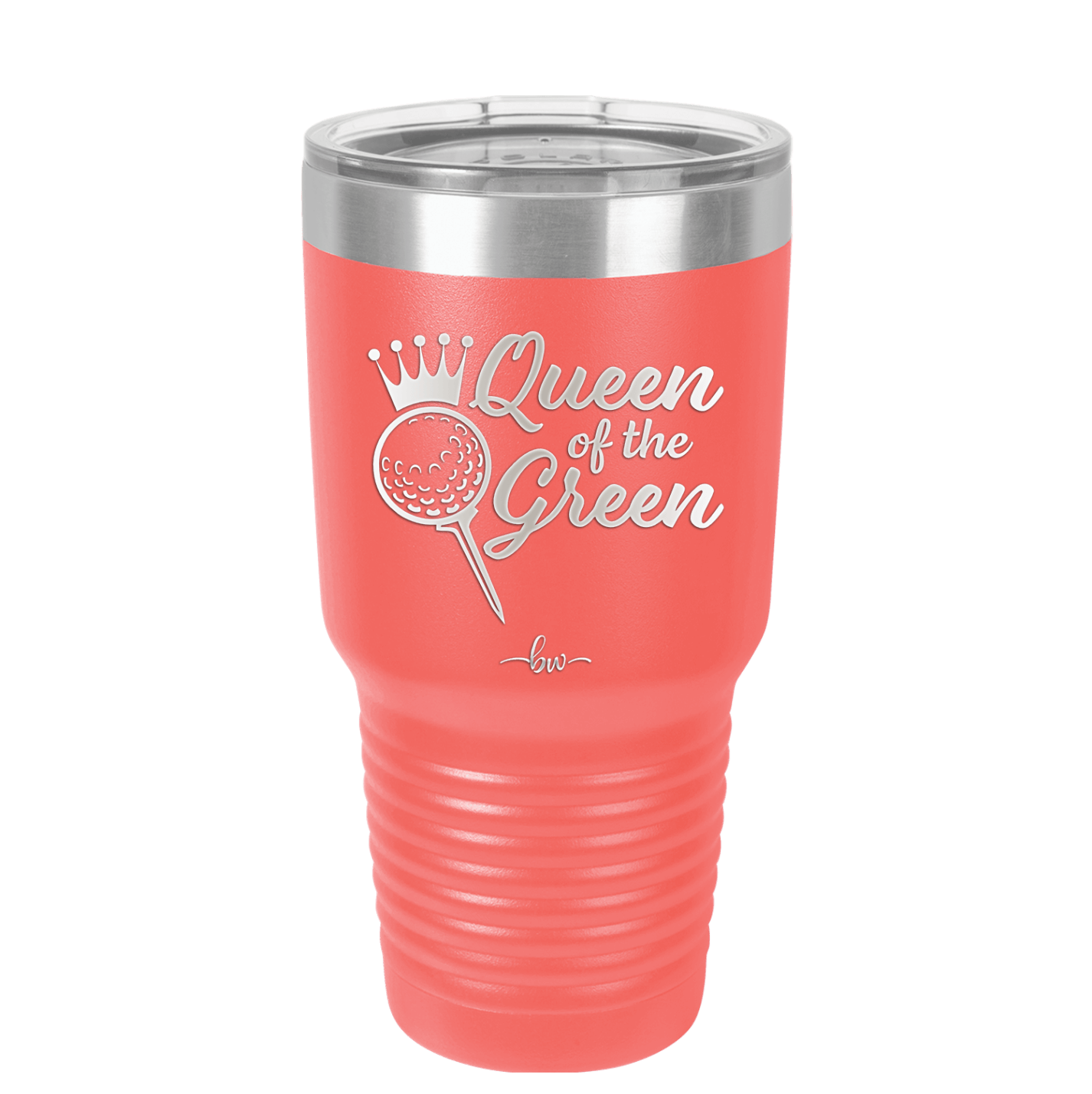 Queen of the Green Woman Golf 4 - Laser Engraved Stainless Steel Drinkware - 1675 -