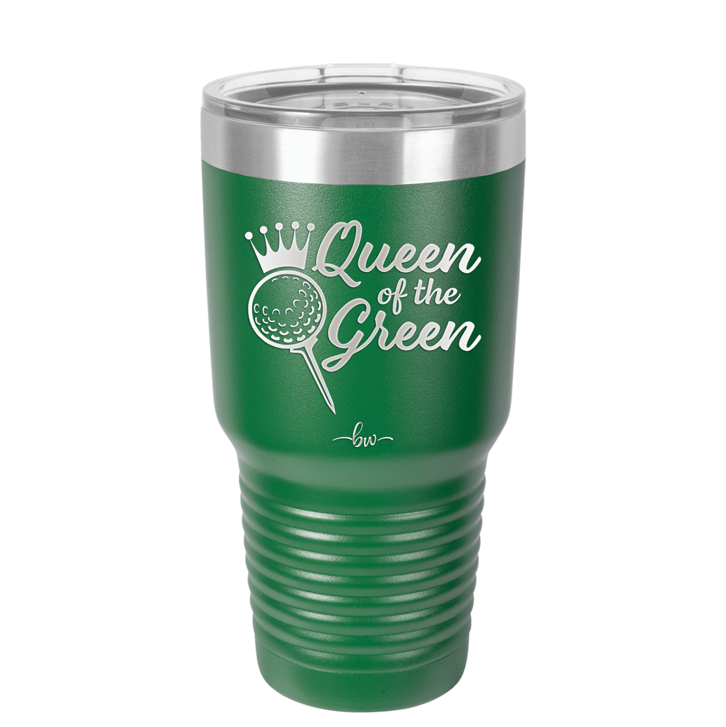 Queen of the Green Woman Golf 4 - Laser Engraved Stainless Steel Drinkware - 1675 -