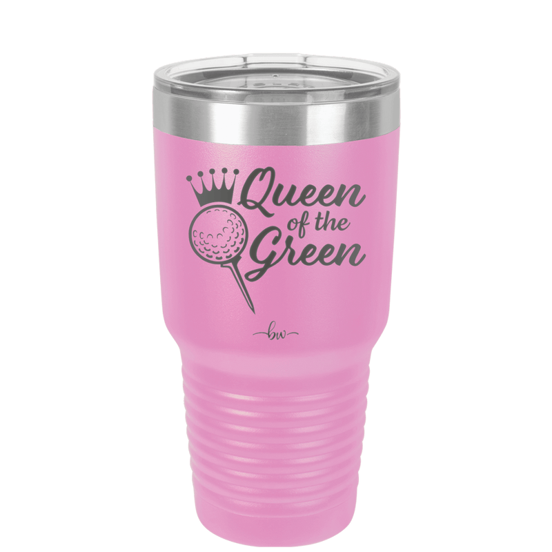 Queen of the Green Woman Golf 4 - Laser Engraved Stainless Steel Drinkware - 1675 -