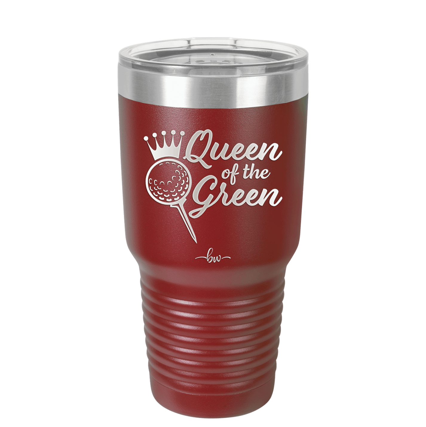 Queen of the Green Woman Golf 4 - Laser Engraved Stainless Steel Drinkware - 1675 -