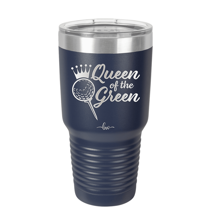 Queen of the Green Woman Golf 4 - Laser Engraved Stainless Steel Drinkware - 1675 -