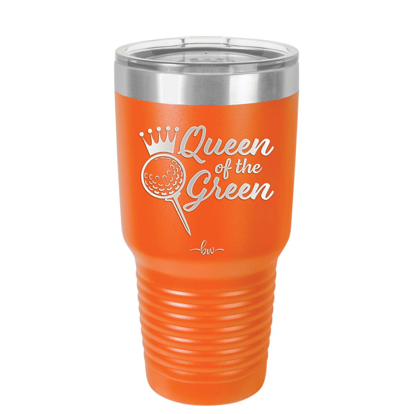 Queen of the Green Woman Golf 4 - Laser Engraved Stainless Steel Drinkware - 1675 -