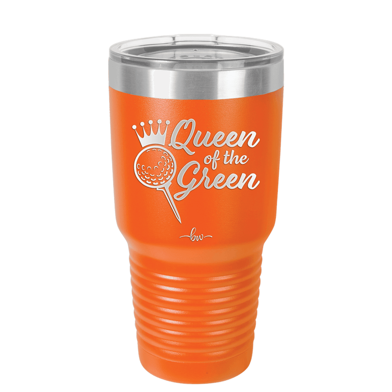 Queen of the Green Woman Golf 4 - Laser Engraved Stainless Steel Drinkware - 1675 -