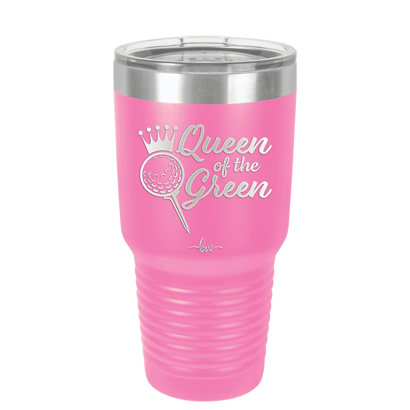 Queen of the Green Woman Golf 4 - Laser Engraved Stainless Steel Drinkware - 1675 -