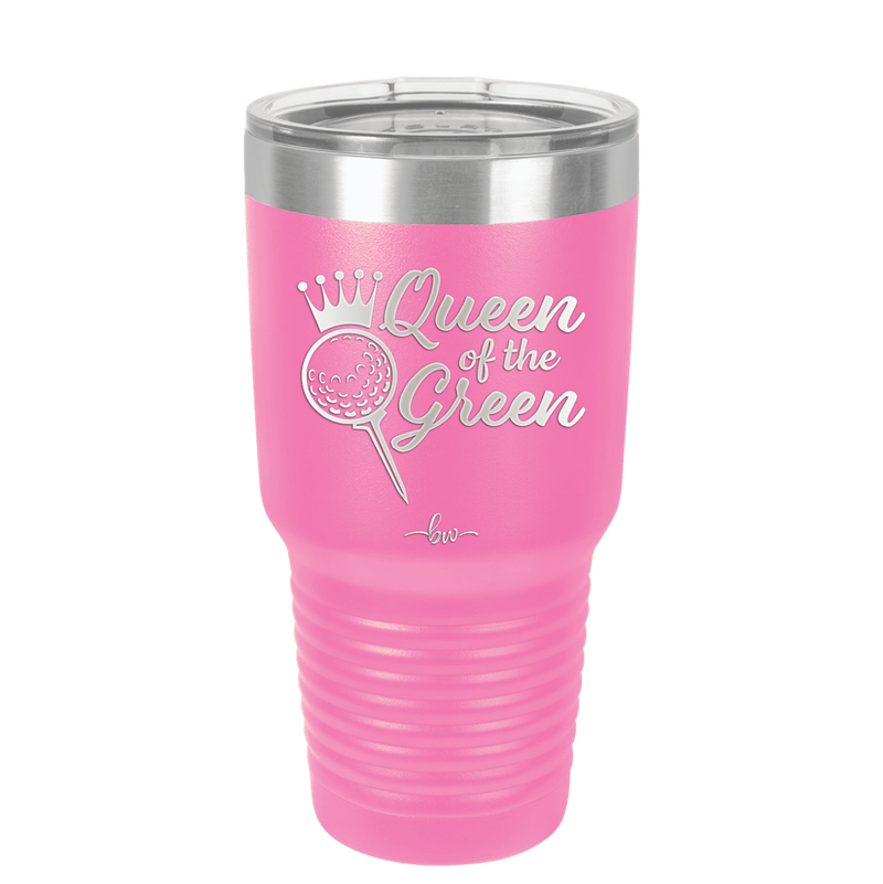 Queen of the Green Woman Golf 4 - Laser Engraved Stainless Steel Drinkware - 1675 -