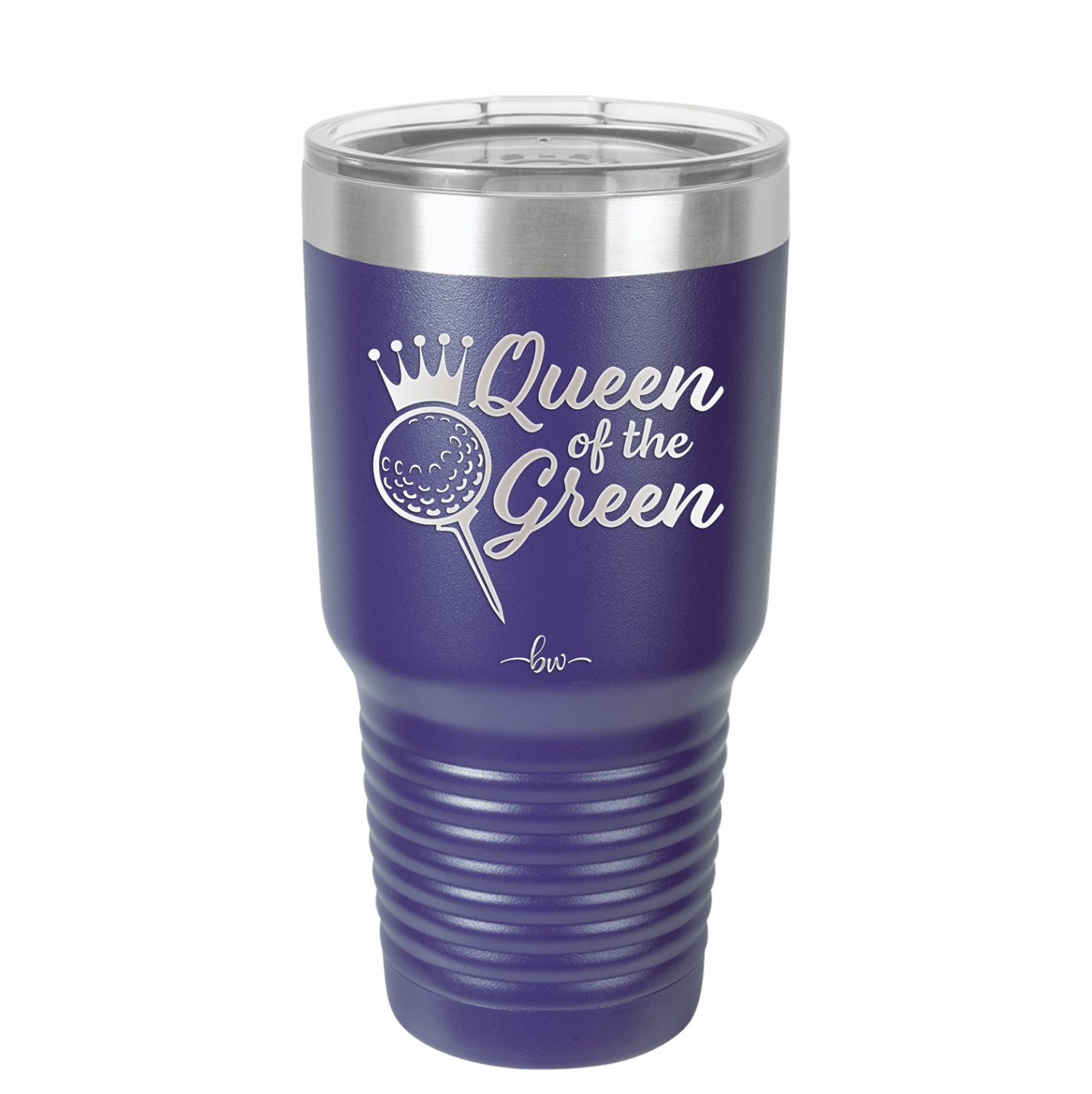 Queen of the Green Woman Golf 4 - Laser Engraved Stainless Steel Drinkware - 1675 -