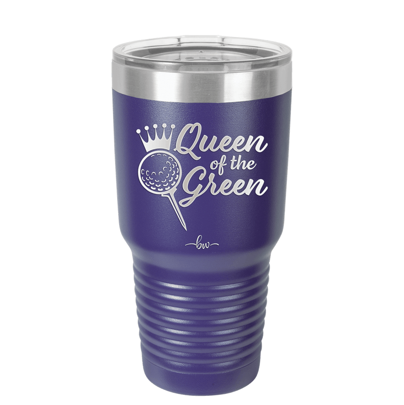 Queen of the Green Woman Golf 4 - Laser Engraved Stainless Steel Drinkware - 1675 -