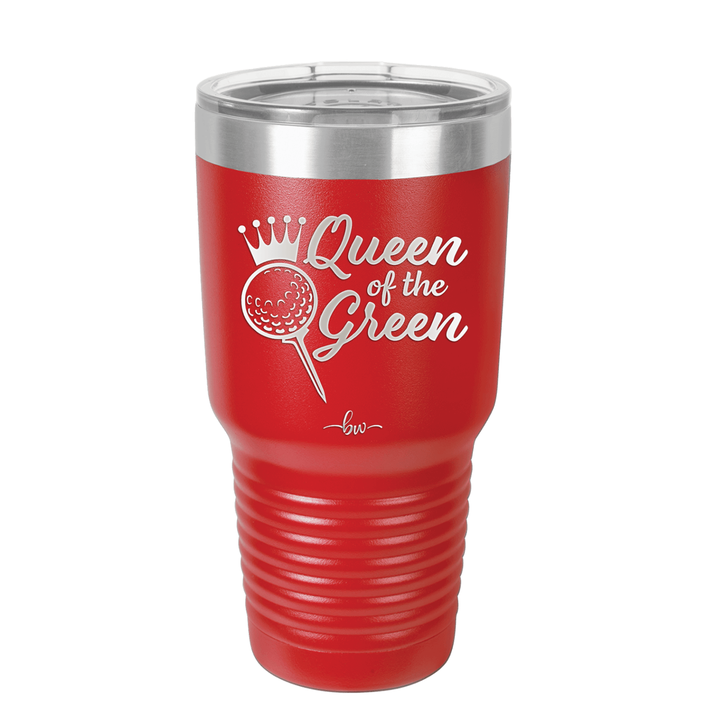 Queen of the Green Woman Golf 4 - Laser Engraved Stainless Steel Drinkware - 1675 -