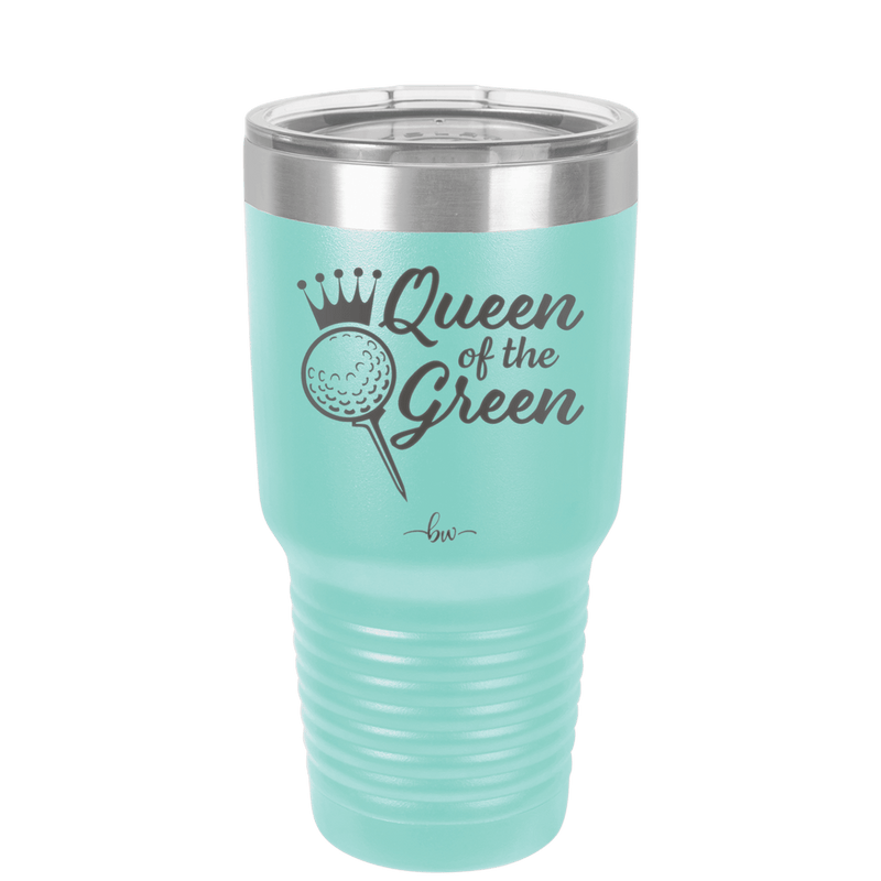 Queen of the Green Woman Golf 4 - Laser Engraved Stainless Steel Drinkware - 1675 -
